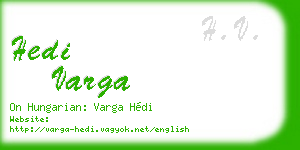 hedi varga business card